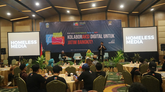 Geber Kolaboraksi Pegiat Medsos, East Java Sosial Network 2021 Digelar di Banyuwangi